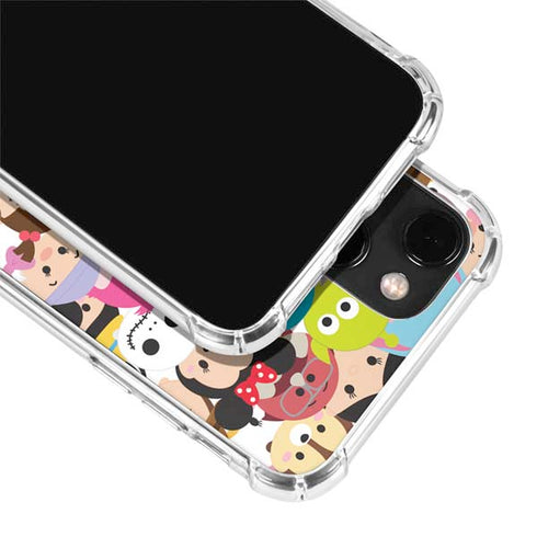 Disney Tsum Tsum Close up Characters iPhone 14 Clear Case