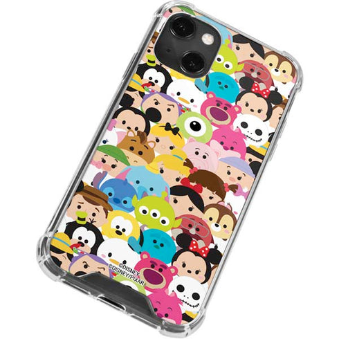 Disney Tsum Tsum Close up Characters iPhone 14 Plus Clear Case