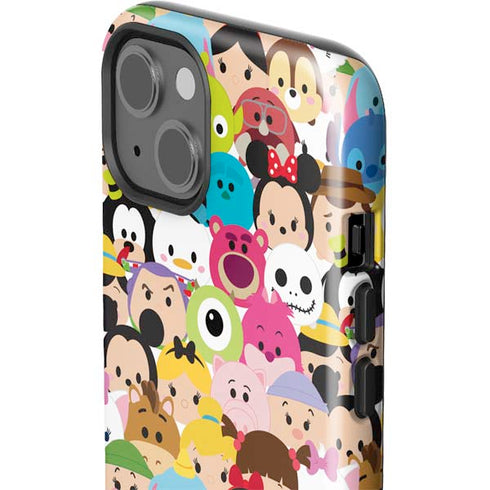 Disney Tsum Tsum Close up Characters iPhone 15 Impact Case