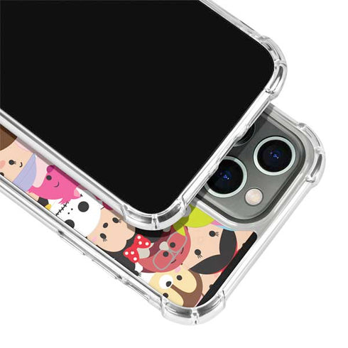 Disney Tsum Tsum Close up Characters iPhone 15 Pro Clear Case