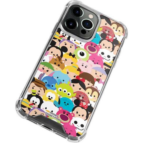 Disney Tsum Tsum Close up Characters iPhone 14 Pro Clear Case