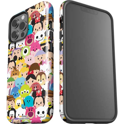 Disney Tsum Tsum Close up Characters iPhone 15 Pro Max Impact Case