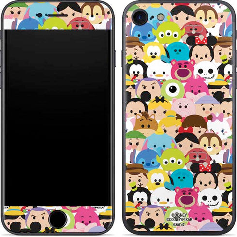 Disney Tsum Tsum Close up Characters iPhone 8 Skin