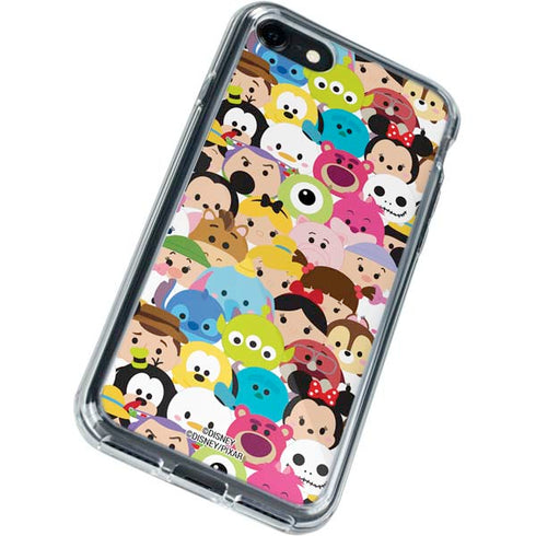 Disney Tsum Tsum Close up Characters iPhone SE (2nd & 3rd Gen) Clear Case