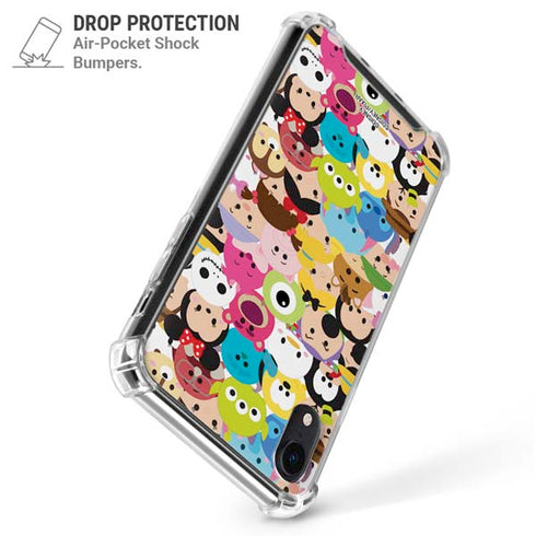 Disney Tsum Tsum Close up Characters iPhone XR Clear Case