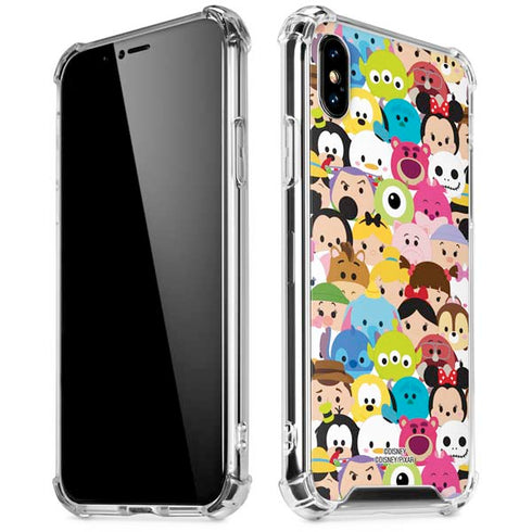 Disney Tsum Tsum Close up Characters iPhone XS Max Clear Case