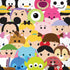 Disney Tsum Tsum Close up Characters iPhone XS Skin