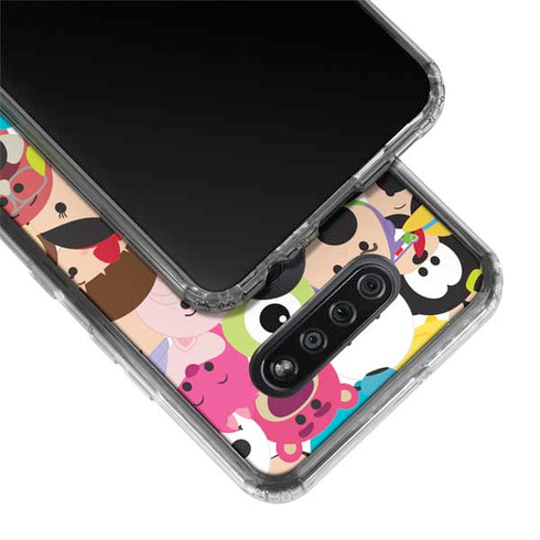 Disney Tsum Tsum Close up Characters LG K51/Q51 Clear Case