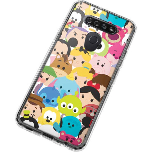 Disney Tsum Tsum Close up Characters LG K51/Q51 Clear Case