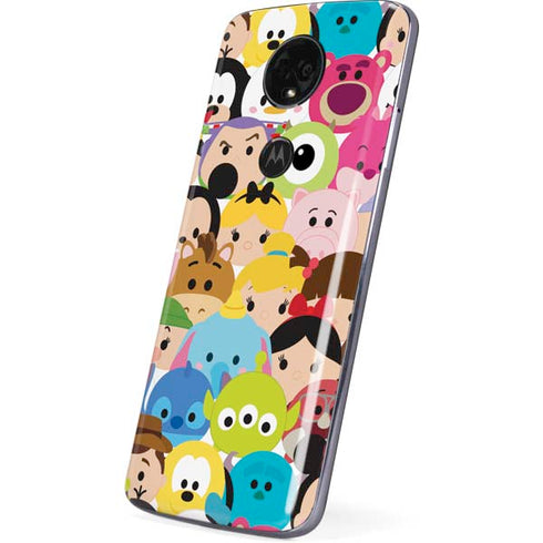 Disney Tsum Tsum Close up Characters Moto E5 Plus Skin