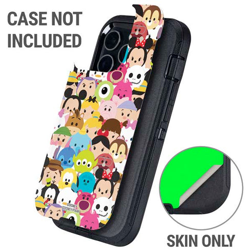 Disney Tsum Tsum Close up Characters Otterbox Defender iPhone Skin