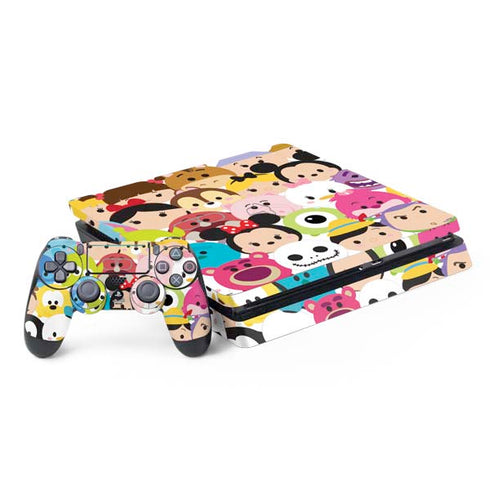 Disney Tsum Tsum Close up Characters PS4 Slim Bundle Skin