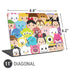 Disney Tsum Tsum Close up Characters Universal Laptop 11in (8.8 x 6.2in) Skin