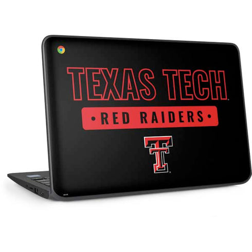 Texas Tech University TT Red Raiders HP Chromebook Skin
