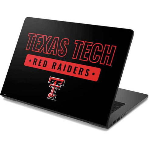 Texas Tech University TT Red Raiders Dell Chromebook Skin