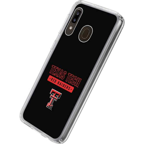 Texas Tech University TT Red Raiders Galaxy A20 Clear Case
