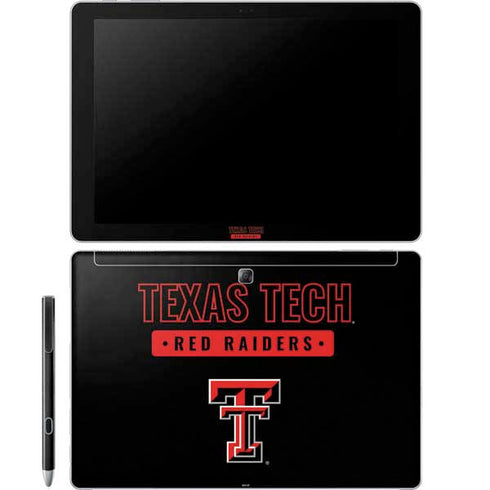 Texas Tech University TT Red Raiders Galaxy Book 12in Skin