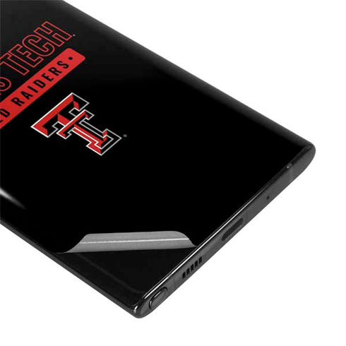 Texas Tech University TT Red Raiders Galaxy Note 10 Plus Skin