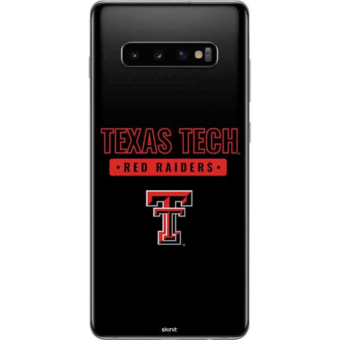Texas Tech University TT Red Raiders Galaxy S10 Plus Skin