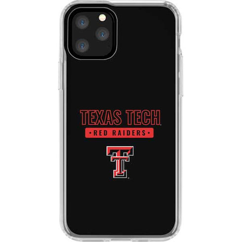 Texas Tech University TT Red Raiders iPhone 11 Pro Clear Case