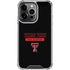 Texas Tech University TT Red Raiders iPhone 15 Pro Clear Case