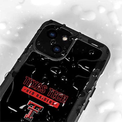 Texas Tech University TT Red Raiders iPhone 15 Waterproof Case