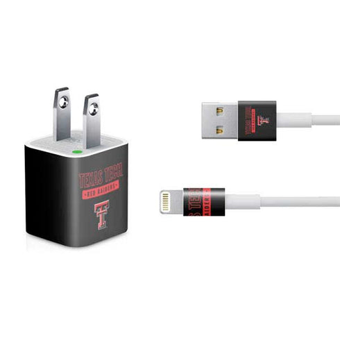 Texas Tech University TT Red Raiders iPhone Charger (5W USB) Skin