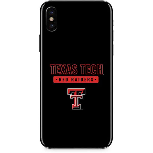 Texas Tech University TT Red Raiders iPhone XS Skin