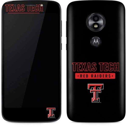 Texas Tech University TT Red Raiders Moto E5 Play Skin