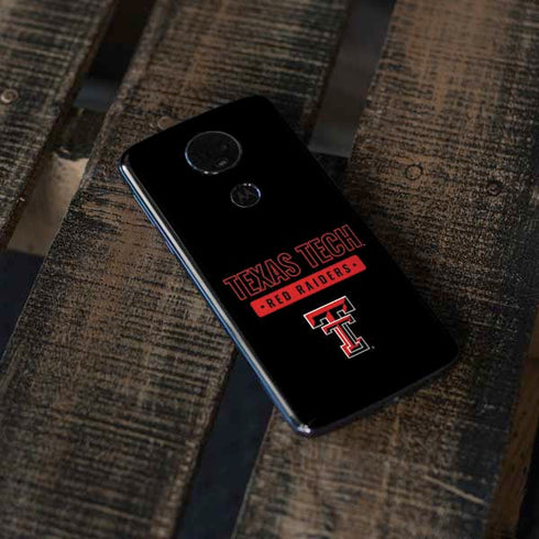 Texas Tech University TT Red Raiders Moto E5 Plus Skin