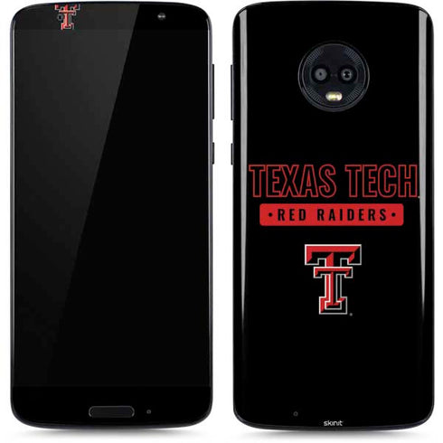 Texas Tech University TT Red Raiders Moto G6 Skin
