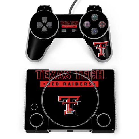 Texas Tech University TT Red Raiders PlayStation Classic Bundle Skin