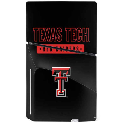 Texas Tech University TT Red Raiders PS5 Slim Disk Bundle Skin