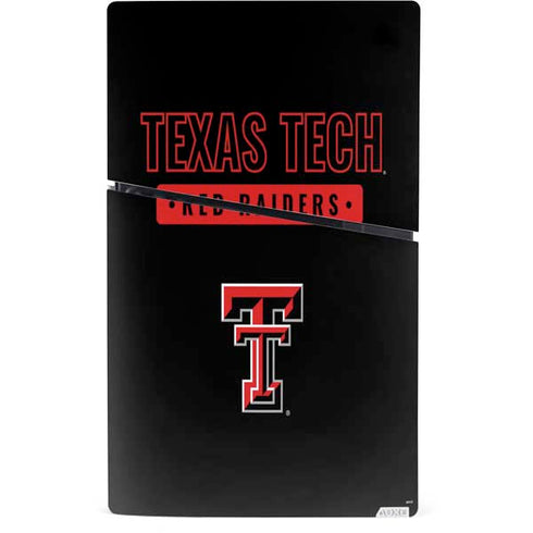 Texas Tech University TT Red Raiders PS5 Slim Digital Edition Bundle Skin