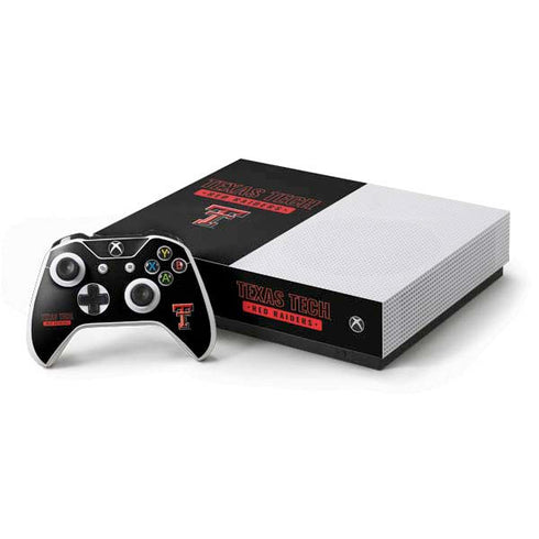 Texas Tech University TT Red Raiders Xbox One S All-Digital Edition Bundle Skin