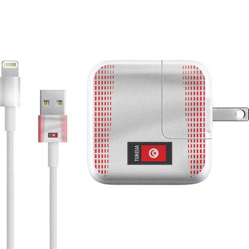 Tunisia Soccer Flag iPad Charger (10W USB) Skin