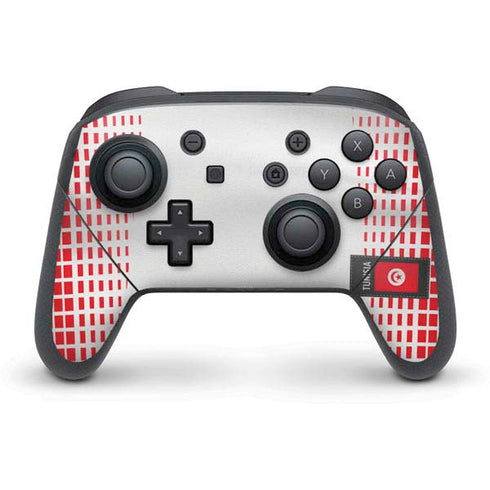 Tunisia Soccer Flag Nintendo Switch Pro Controller Skin
