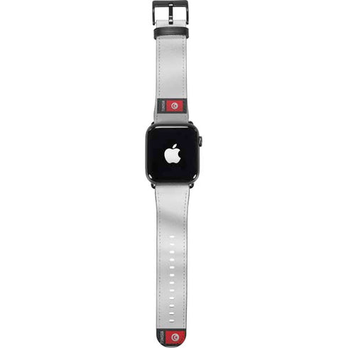 Tunisia Soccer Flag Apple Watch Band 38-40mm