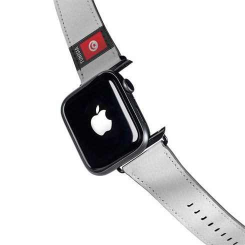 Tunisia Soccer Flag Apple Watch Band 42-44mm