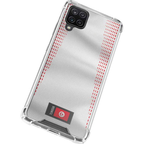Tunisia Soccer Flag Galaxy A12 Clear Case