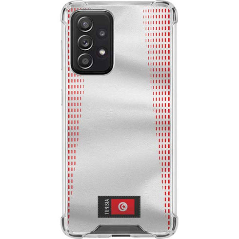 Tunisia Soccer Flag Galaxy A52 5G Clear Case