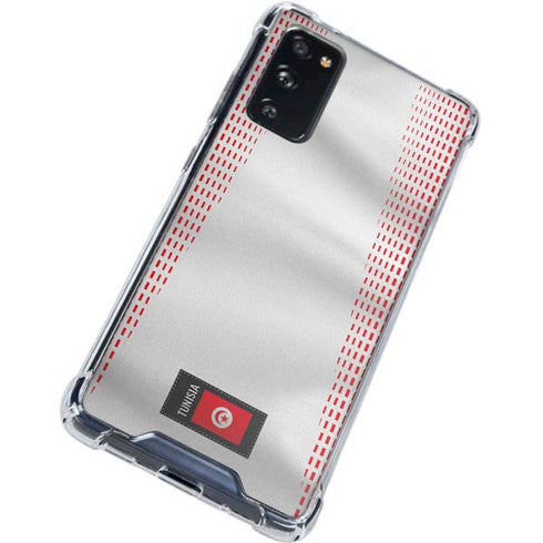 Tunisia Soccer Flag Galaxy S20 FE Clear Case