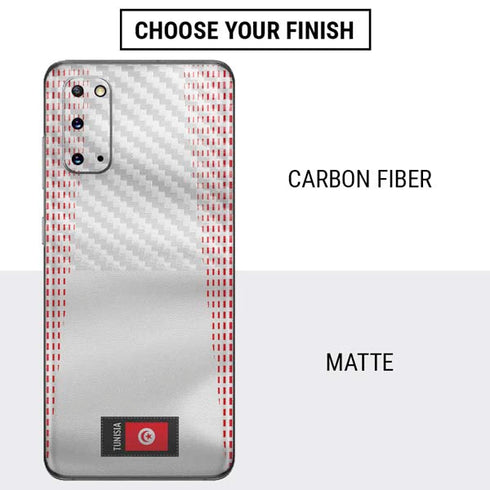 Tunisia Soccer Flag Galaxy S20 Skin
