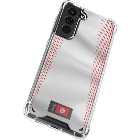 Tunisia Soccer Flag Galaxy S21 5G Clear Case