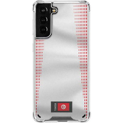 Tunisia Soccer Flag Galaxy S21 Plus 5G Clear Case