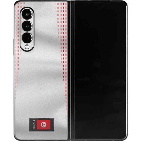 Tunisia Soccer Flag Galaxy Z Fold3 5G Skin