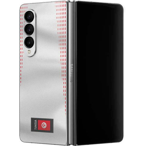 Tunisia Soccer Flag Galaxy Z Fold4 5G Skin