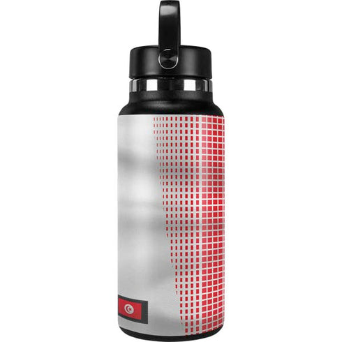 Tunisia Soccer Flag Hydro Flask 32oz Wide Mouth Skin