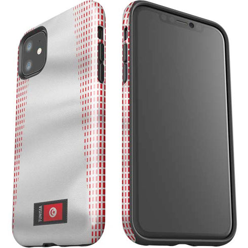 Tunisia Soccer Flag iPhone 11 Impact Case