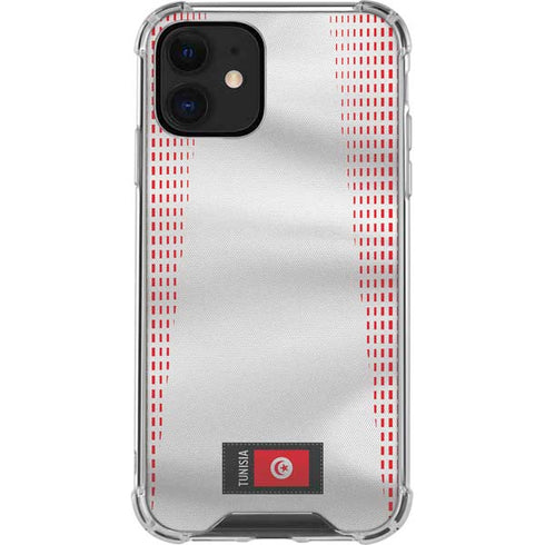 Tunisia Soccer Flag iPhone 12 Mini Clear Case